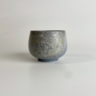 75ml柴烧主人杯子高白泥罗汉手工品茗1066无釉裸烧落灰客杯材烧