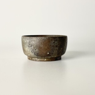 70ml柴烧主人杯子陶泥缸杯品茗杯无釉裸烧自然落灰客杯材烧古朴