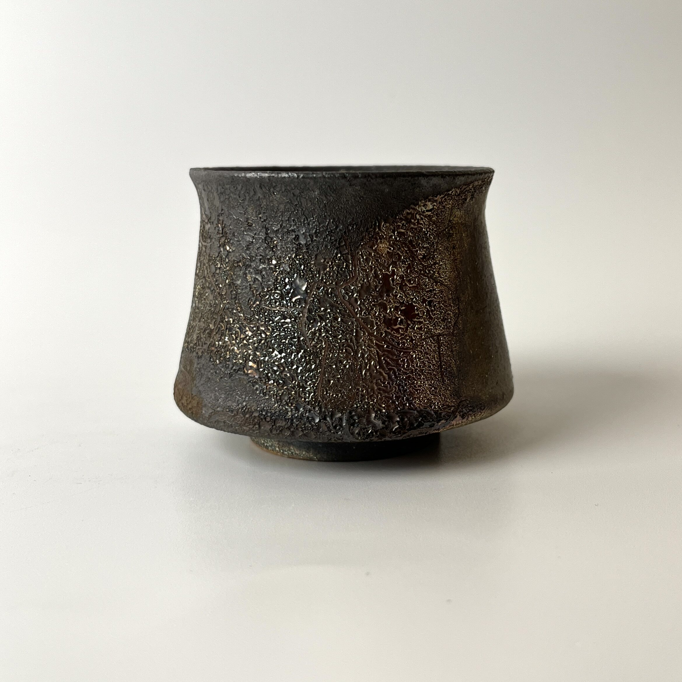 120ml柴烧主人杯1162红珍珠手工品茗杯子无釉裸烧落灰客杯材烧
