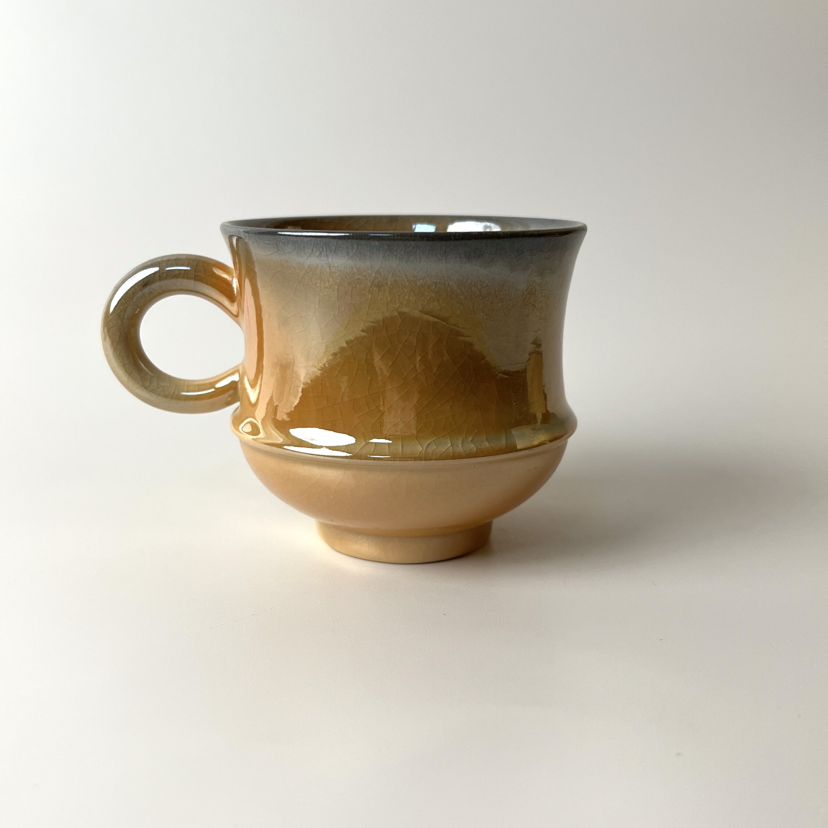 150ml手工柴烧咖啡杯1194日式搅胎陶泥裸烧不上釉马克