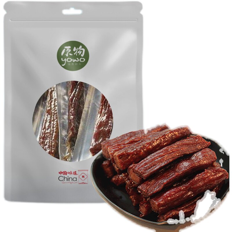 原物呼伦贝尔手撕风干牛肉干零食小吃袋装熟食真空牛肉干