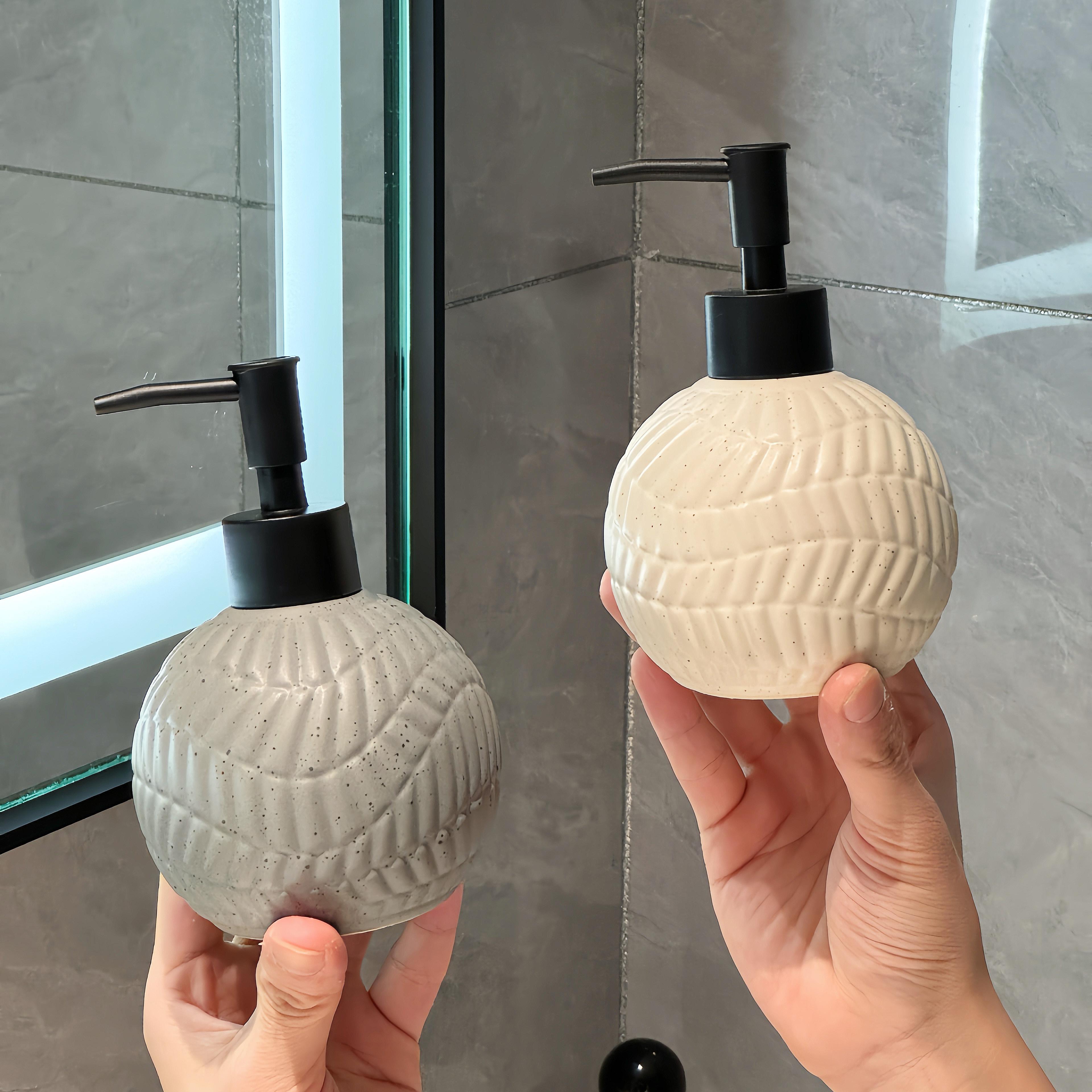 小众设计高级感洗手液瓶子浴室沐浴露洗发水分装瓶简约创意乳液瓶