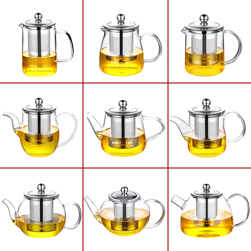 加厚耐高温玻璃小号内胆泡茶壶