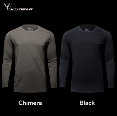 V.U Gear C.A.R.S Level 1B抗静电包芯混纺Merino羊毛核心长袖T恤