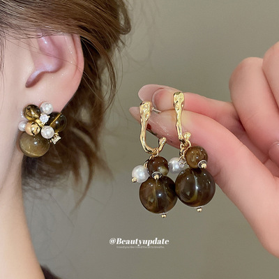 欢乐家长群2唐晓薇王晓晨戴静陈好许我耀眼许妍赵露思同款耳环饰