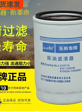CX0710滤佳特6105QA-1105300A升级版YCX-6318 CX0710A-KM柴油滤芯