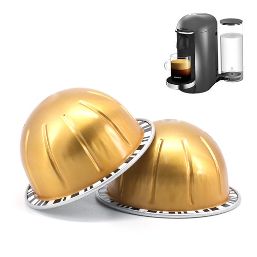 兼容Nespresso Vertuo咖啡胶囊机DIY可循环使用咖啡Vertuo胶囊壳
