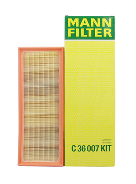 曼牌空滤C36007Kit适配标致2008 308 408 C4世嘉 C4L C3XR空气滤
