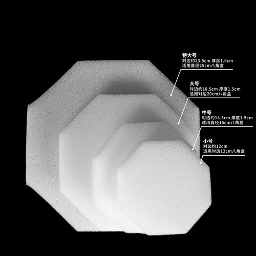 八角滋补品内盒海绵垫片