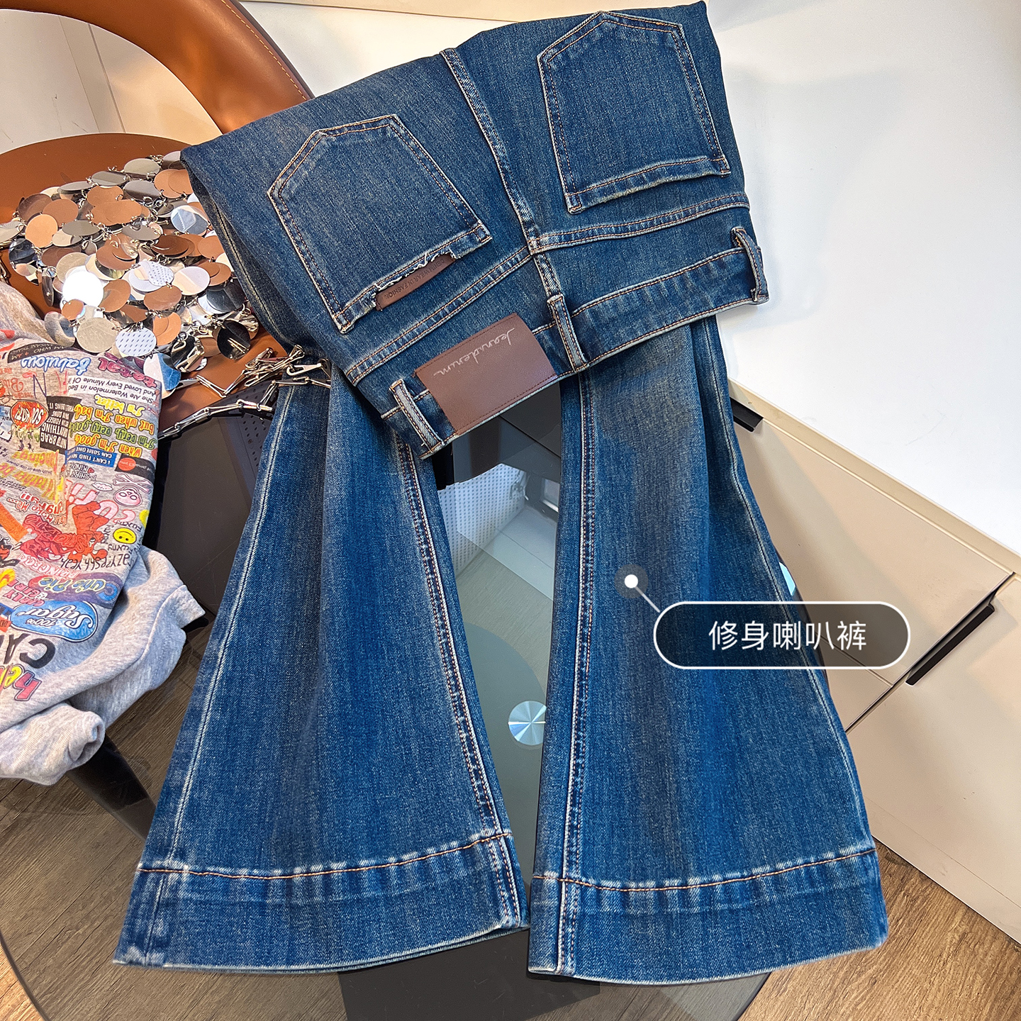 九分棉弹牛仔2025年秋棉弹牛仔