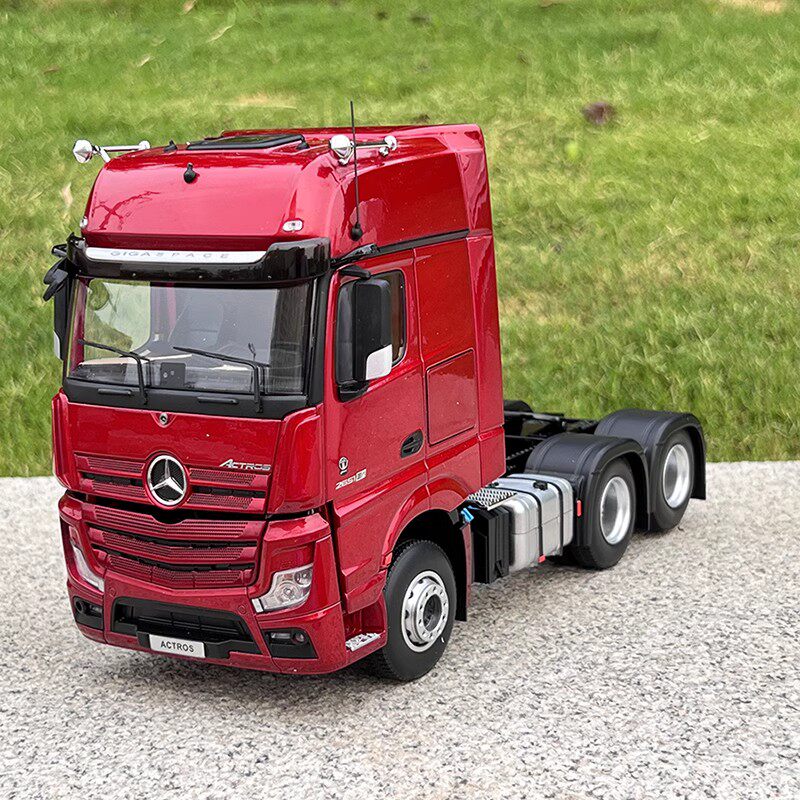 正品原厂1:24 benz actros 奔驰阿克托斯牵引车拖头合金重型卡车