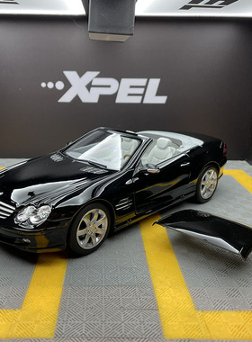 1:18 norev 诺威尔 奔驰 benz SL500 1999 绿色 合金汽车模型敞篷