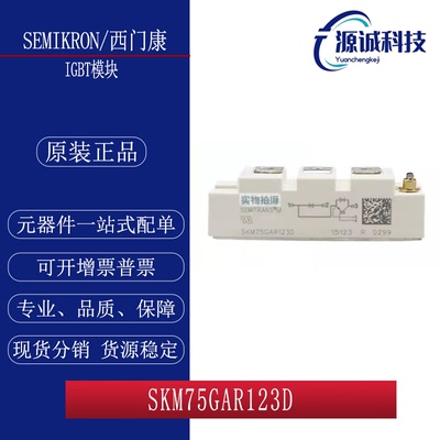 新现货 西门康 SKM75GAR123D SKM75GAR123D IGBT模块 询价
