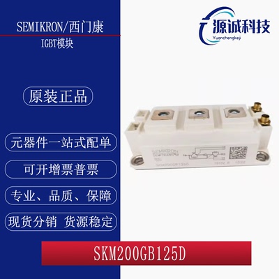 全新现货 SKM200GB125D SKM200GBD126D1S SKM300GB12E4 模块 询价