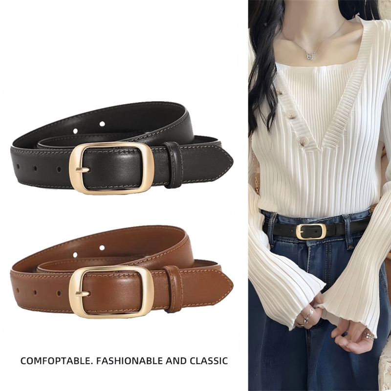 女士皮带简约百搭休闲韩版2025新款设计感小众配牛仔裤腰带女款潮