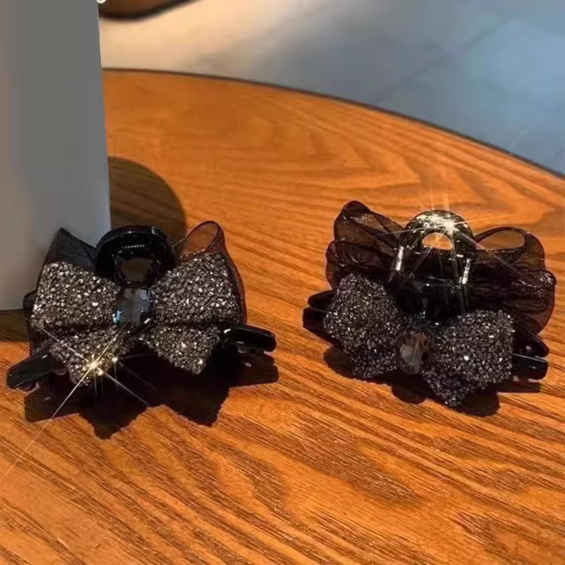 AB面小号蝴蝶结刘海夹女侧边碎发