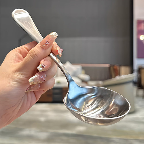 果奇长柄加深大号饭勺喝汤吃面