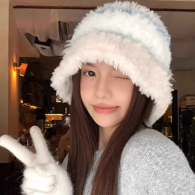 韩系毛绒帽子女款秋冬百搭保暖护耳显脸小针织冷帽大头围渔夫帽冬,服饰配件/皮带/帽子/围巾,帽子,淘宝优惠券,粉丝福利购,淘宝优惠卷