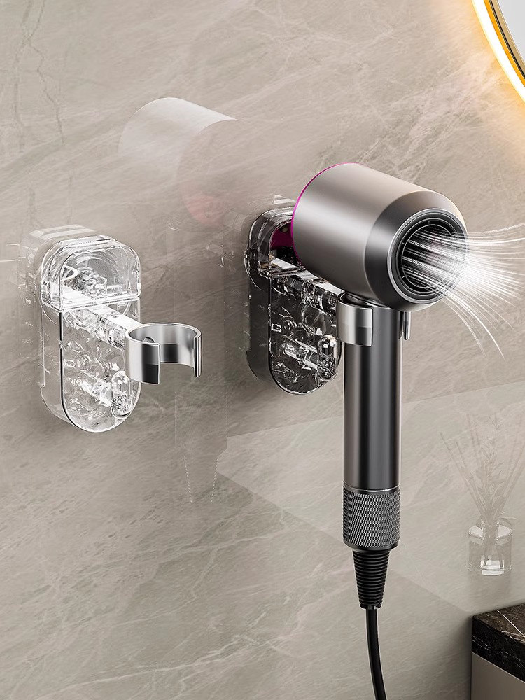 无冲孔吹风机存储架浴室吹风机固定衣架浴室壁挂式吹风机支架,家庭/个人清洁工具,吹风机置物架,淘宝优惠券,粉丝福利购,淘宝优惠卷