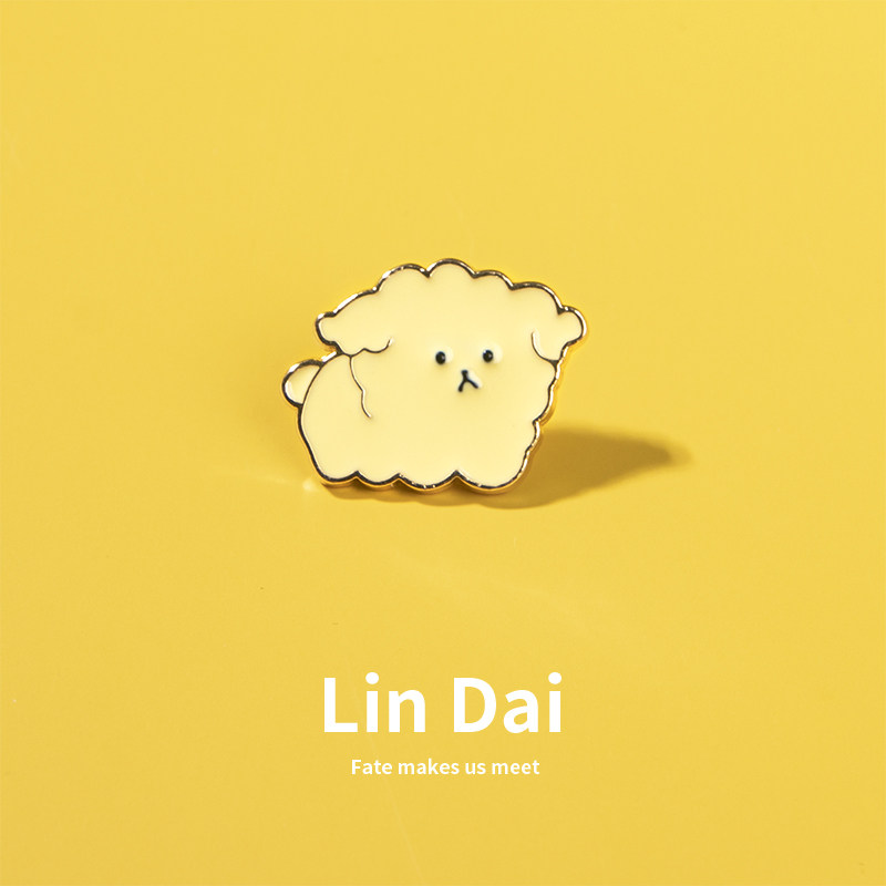 泰迪小狗胸针可爱日系卡通别针徽章包包装饰配件衣服小配饰勋章女