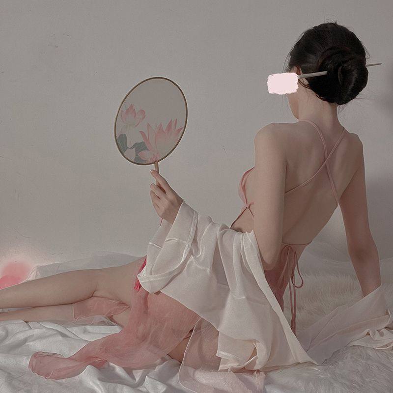 寝服款女公主汉服古风超仙性感古代睡裙贵妃古装睡衣宫廷内衣情调