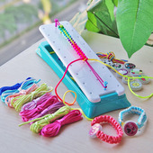 时尚 手链编绳女孩手工DIY益智玩具儿童手绳编织动手能力生日礼物3