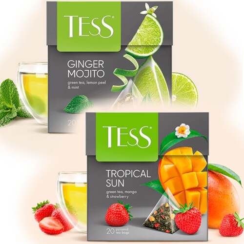 进口俄罗斯三角形水果茶包多口味