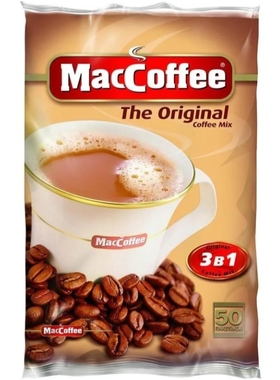 进口美卡菲咖啡MacCoffee俄罗斯风味三合一速溶咖啡提神防困饮品