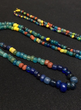 合浦老琉璃贸易珠  七彩老琉璃diy锁骨链项链手链配饰琉璃小米珠