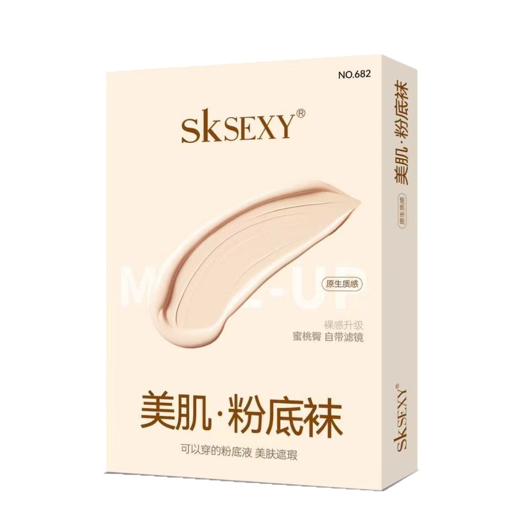 sK682冬200克蜜桃臀水光袜光腿神器秋款收腹提臀连裤袜打底裤