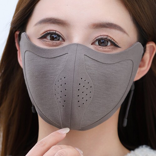 【正品】3D立体口罩女冬季防寒保暖高颜值透气显脸小户外骑车面罩
