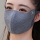 秋冬细绒保暖口罩亮钻女神高颜值蕾丝立体软骨护眼角加大防寒面罩