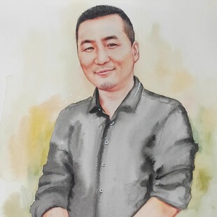 手工水彩画定制人物画装饰画头像原创插画代画照片转手绘生日礼物