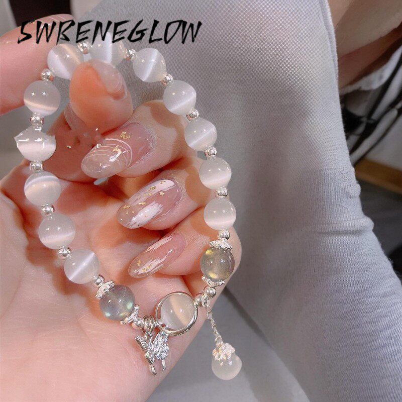 Moonstone水晶Bead手链