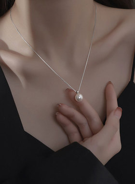 925银女时尚锁骨链不掉色