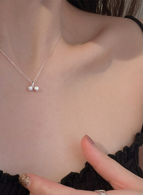 925银锁骨链女不掉色时尚