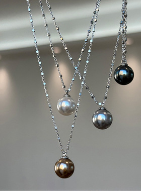 925银女百搭项链不掉色