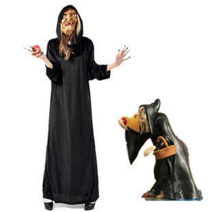 舞会演出服 女巫婆皇后化装 万圣节服装 女cosplay吸血鬼白雪公主裙