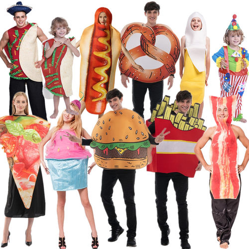 万圣节cosplay食物成人角色扮演