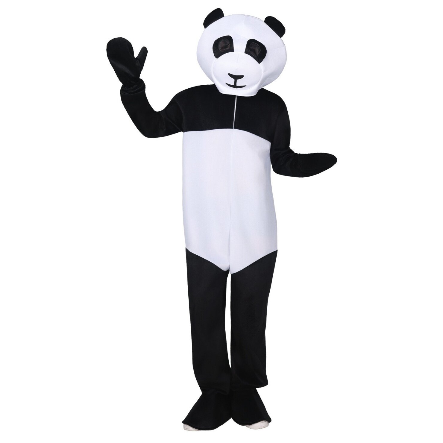 可爱熊猫成人卡通人偶服装图片