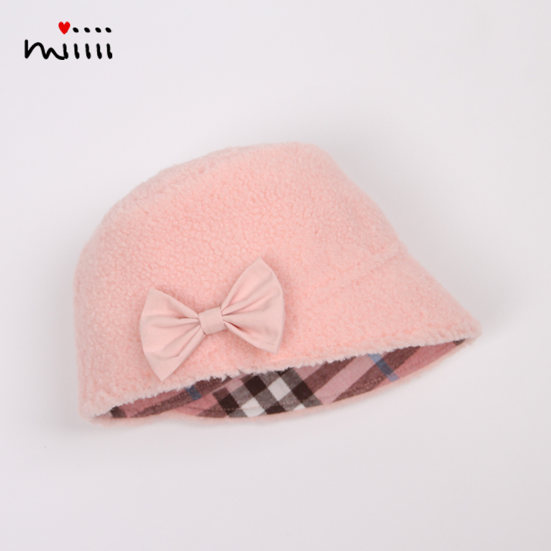 女童帽子秋冬季短毛绒洋气可爱