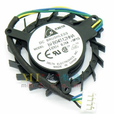 原装台达温控直径孔距显卡风扇