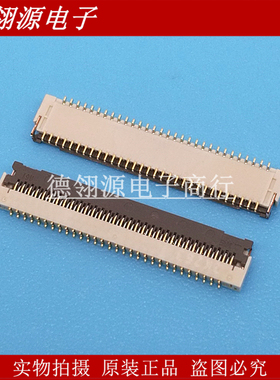 FH43B-61S-0.2SHW(10) 0.2mm间距61pin翻盖式下接 HRS广濑连接器