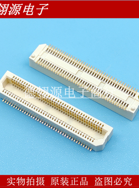 AXK5S80037YG 0.5mm间距 80pin 带定位柱 全新原装连接器