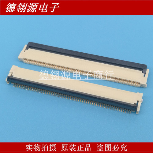 XF2M-6015-1A XF2M-6015-1AH 0.5mm间距60pin翻盖后锁 原装