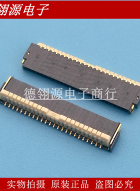 AYF532435 0.5mm间距 24pin 翻盖后锁 全新原装现货