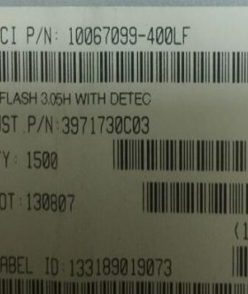 10067099-400LF FCI全新原装PC卡插槽 正品现货