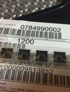 78499-0002 784990002 0784990002 molex原装正品相机插口