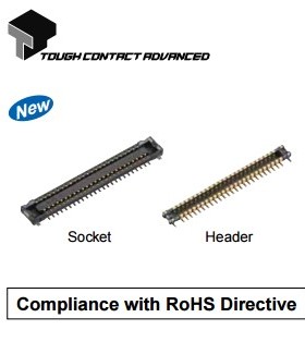 AXE230124 0.4mm间距30P公头0.8mm合高 正品板对板连接器