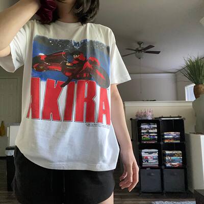 王有病工作室 重磅260G！AKIRA阿基拉日系动漫宽松T-shirt短袖T恤